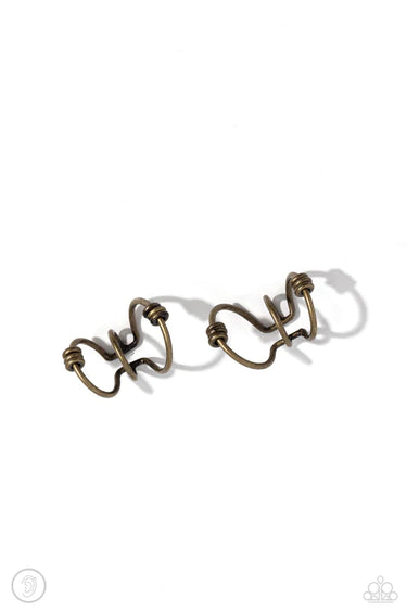 Mobile Maven - Brass Earring Cuff